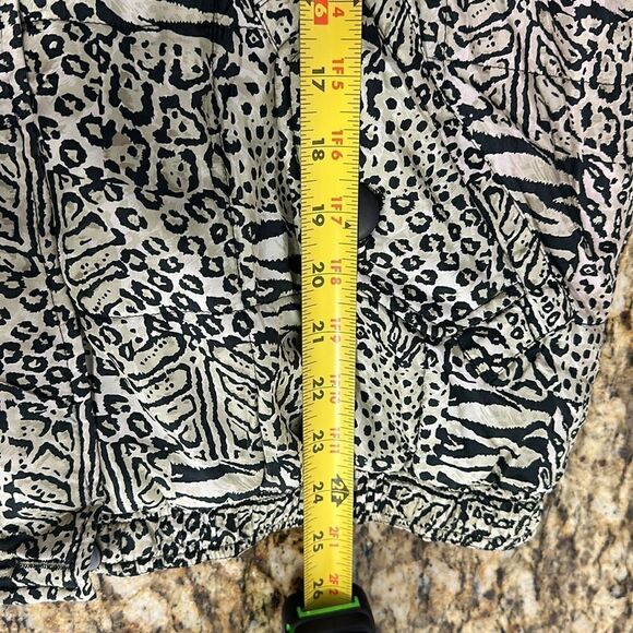 Anna And Frank Vintage Silk Animal Print Puffer Quilted Jacket Size S - Picture 9 of 10